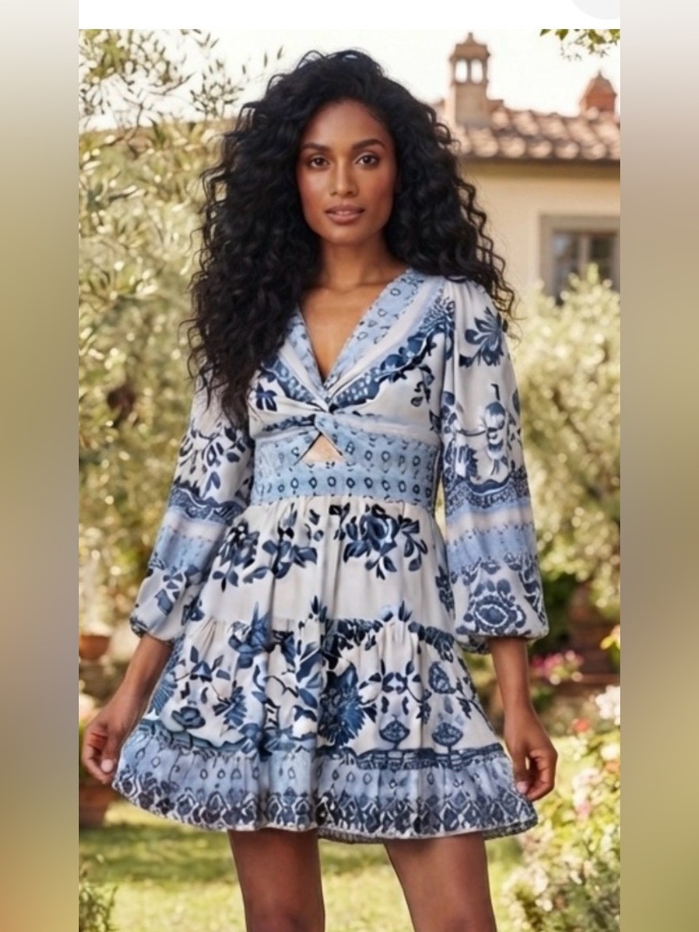 ANGIE BLUEBELL MINI DRESS